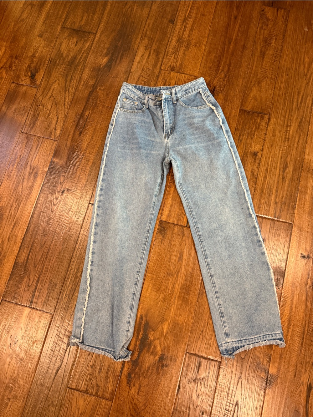Light Blue Men’s Straight-Leg Jeans